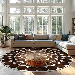 Rond vloerkleed - Marineo (bruin)