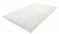 Hoogpolig vloerkleed - Mavis Natural Cotton Shaggy (offwhite)