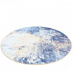 Rond vloerkleed - Melazzo (blauw)