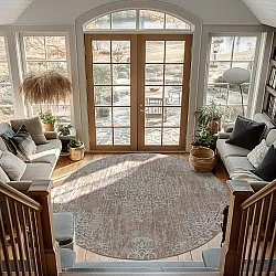 Rond vloerkleed - Milazzo (beige)