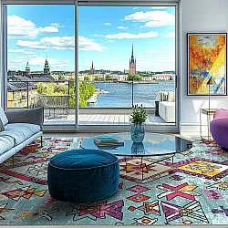 Wilton - Misare (blauw/multi)