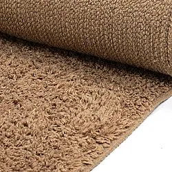 Hoogpolig vloerkleed - Navarra Natural Cotton Shaggy (beige)