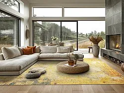 Wilton - Palau (goud/beige/blauw)