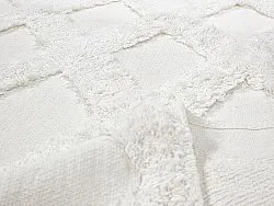 Ronde vloerkleden - Pamplona Natural Cotton Shaggy (offwhite)