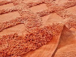 Hoogpolig vloerkleed - Pamplona Natural Cotton Shaggy (terracotta)
