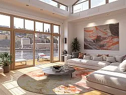 Rond vloerkleed - Periana (roze/multi)