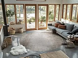 Rond vloerkleed - Riano (grijs)