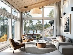 Rond vloerkleed - Riano (grijs)