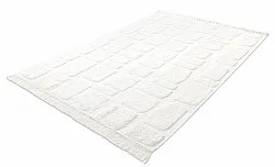 Hoogpolig vloerkleed - Salem Natural Cotton Shaggy (offwhite)