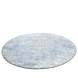 Rond vloerkleed - Santi (blauw)