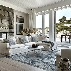 Wilton - Santi (blauwachtig grijs/wit)