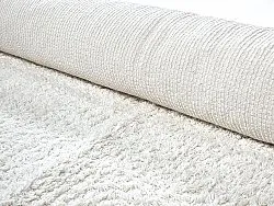 Ronde vloerkleden - Sion Natural Cotton Shaggy (offwhite)