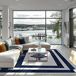 Wilton - Soros (blauw/wit)