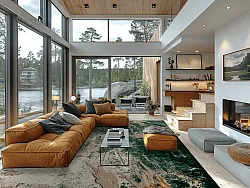 Wilton - Tamalous (beige/groen)