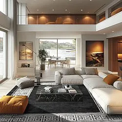 Wilton - Tilos (zwart/wit)