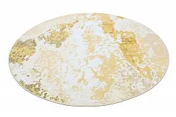 Rond vloerkleed - Travale (geel)