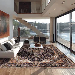 Wilton - Vakifli (zwart/multi)