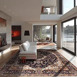 Wilton - Vakifli (zwart/multi)