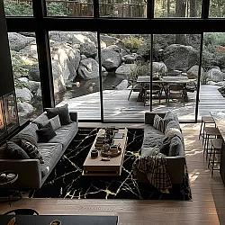 Wilton - Vieste (zwart/goud)