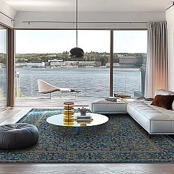 Wilton - Vinadio (blauw/goud)