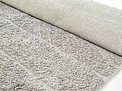 Hoogpolig vloerkleed - Willow Natural Cotton Shaggy (greige)