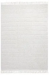 Hoogpolig vloerkleed - Willow Natural Cotton Shaggy (offwhite)