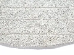 Ronde vloerkleden - Willow Natural Cotton Shaggy (offwhite)