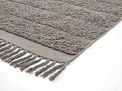 Hoogpolig vloerkleed - Willow Natural Cotton Shaggy (taupe)