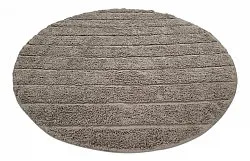 Ronde vloerkleden - Willow Natural Cotton Shaggy (taupe)