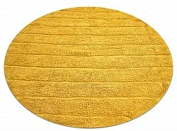 Ronde vloerkleden - Willow Natural Cotton Shaggy (geel)