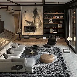 Wilton - Yelda (zwart/multi)