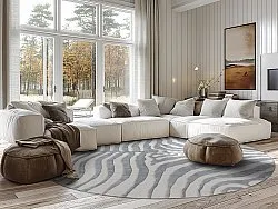 Rond vloerkleed - Zebra