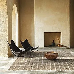 Hoogpolig vloerkleed - Zola Natural Cotton Shaggy (beige)