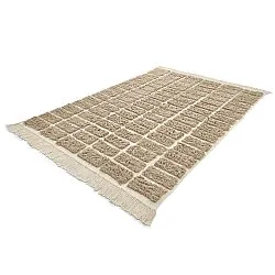 Hoogpolig vloerkleed - Zola Natural Cotton Shaggy (beige)