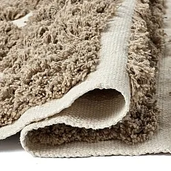 Hoogpolig vloerkleed - Zola Natural Cotton Shaggy (beige)