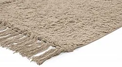 Hoogpolig vloerkleed - Alba Natural Cotton Shaggy (beige)