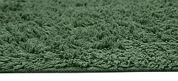 Hoogpolig vloerkleed - Alba Natural Cotton Shaggy (groen)