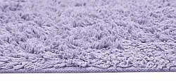Hoogpolig vloerkleed - Alba Natural Cotton Shaggy (paars)