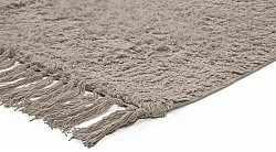 Hoogpolig vloerkleed - Alba Natural Cotton Shaggy (taupe)