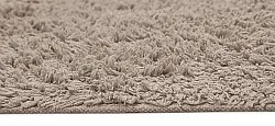 Hoogpolig vloerkleed - Alba Natural Cotton Shaggy (taupe)