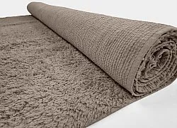 Hoogpolig vloerkleed - Alba Natural Cotton Shaggy (taupe)