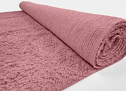 Hoogpolig vloerkleed - Alba Natural Cotton Shaggy (roze)