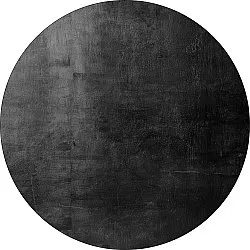 Rond vloerkleed - Artena (zwart)