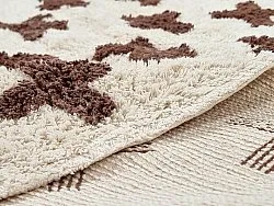 Hoogpolig vloerkleed - Chesley Natural Cotton Shaggy (beige)