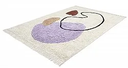 Hoogpolig vloerkleed - Londa Natural Cotton Shaggy (multi)