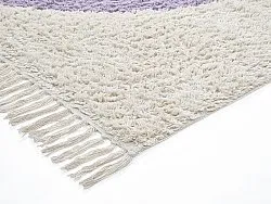 Hoogpolig vloerkleed - Londa Natural Cotton Shaggy (multi)