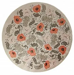Rond vloerkleed - Poppy (beige)