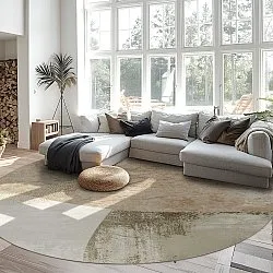 Rond vloerkleed - Fia (roze/multi)