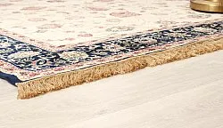 Wilton - Angelica (beige/marineblauw)