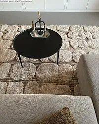 Hoogpolig vloerkleed - Fondi (beige)